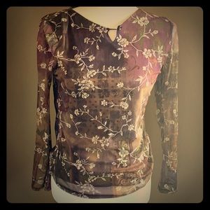 Floral Print Blouse - image 1